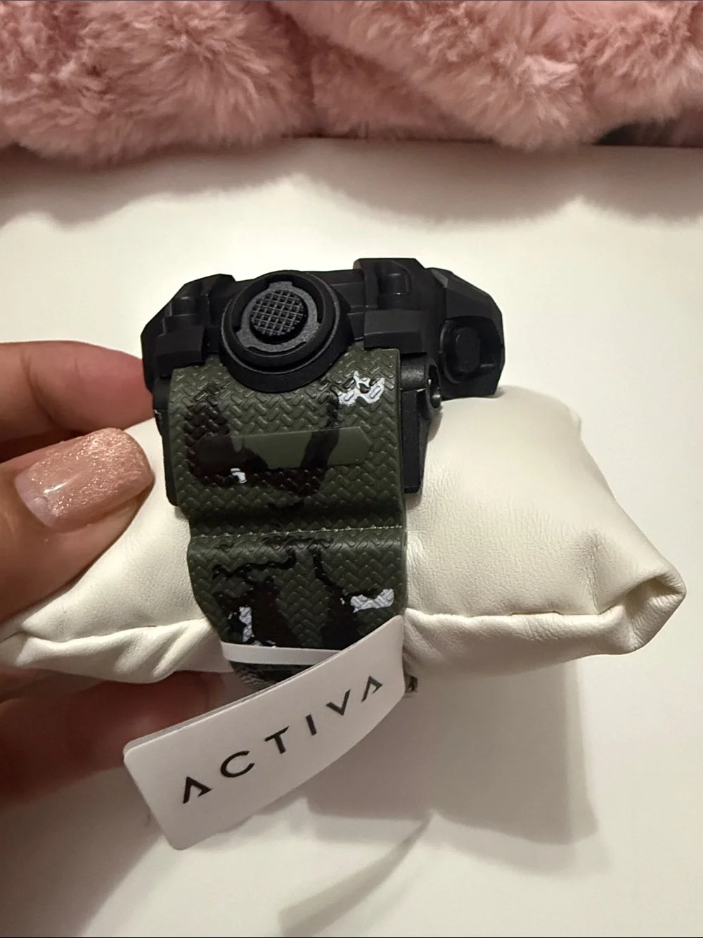 Activa by Invicta Men’s Digital Analog Tactical Watch Black Olive Camo